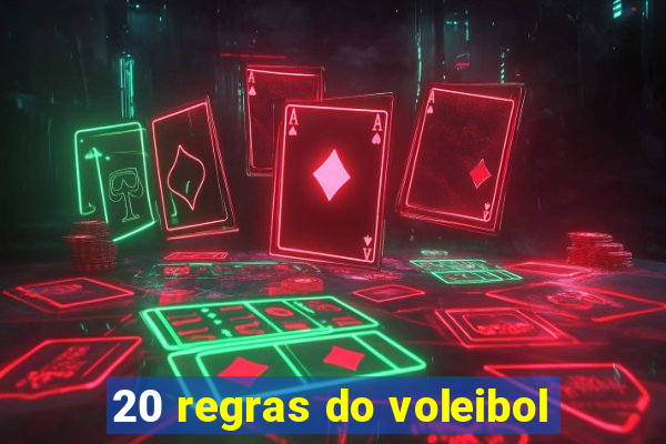 20 regras do voleibol